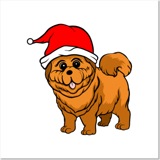 Christmas Dog Posters and Art